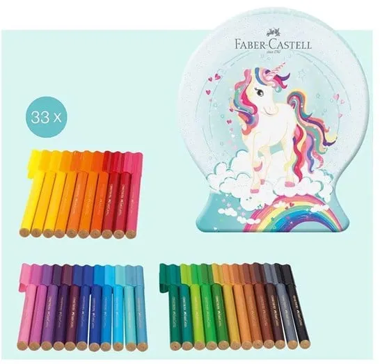 Faber Castell Felt Tip Pen Connector Unicorn 33 pcs